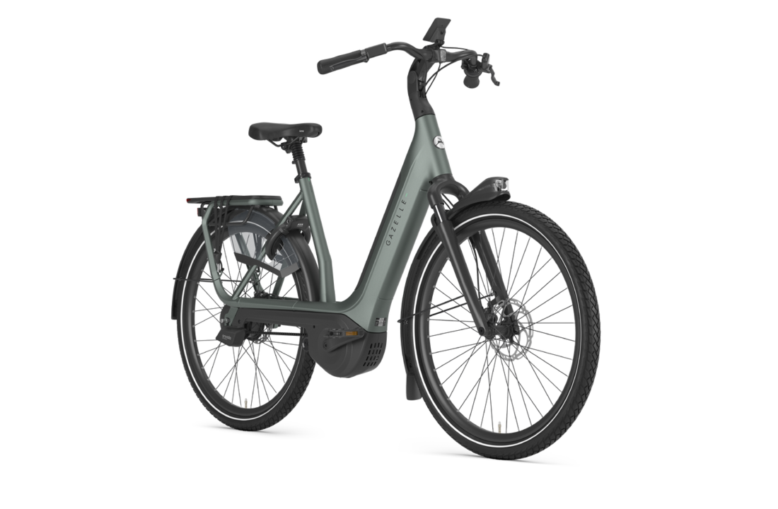 Gazelle Avignon C380+ SE - 540 Wh Dames - Twilight Green (mat)