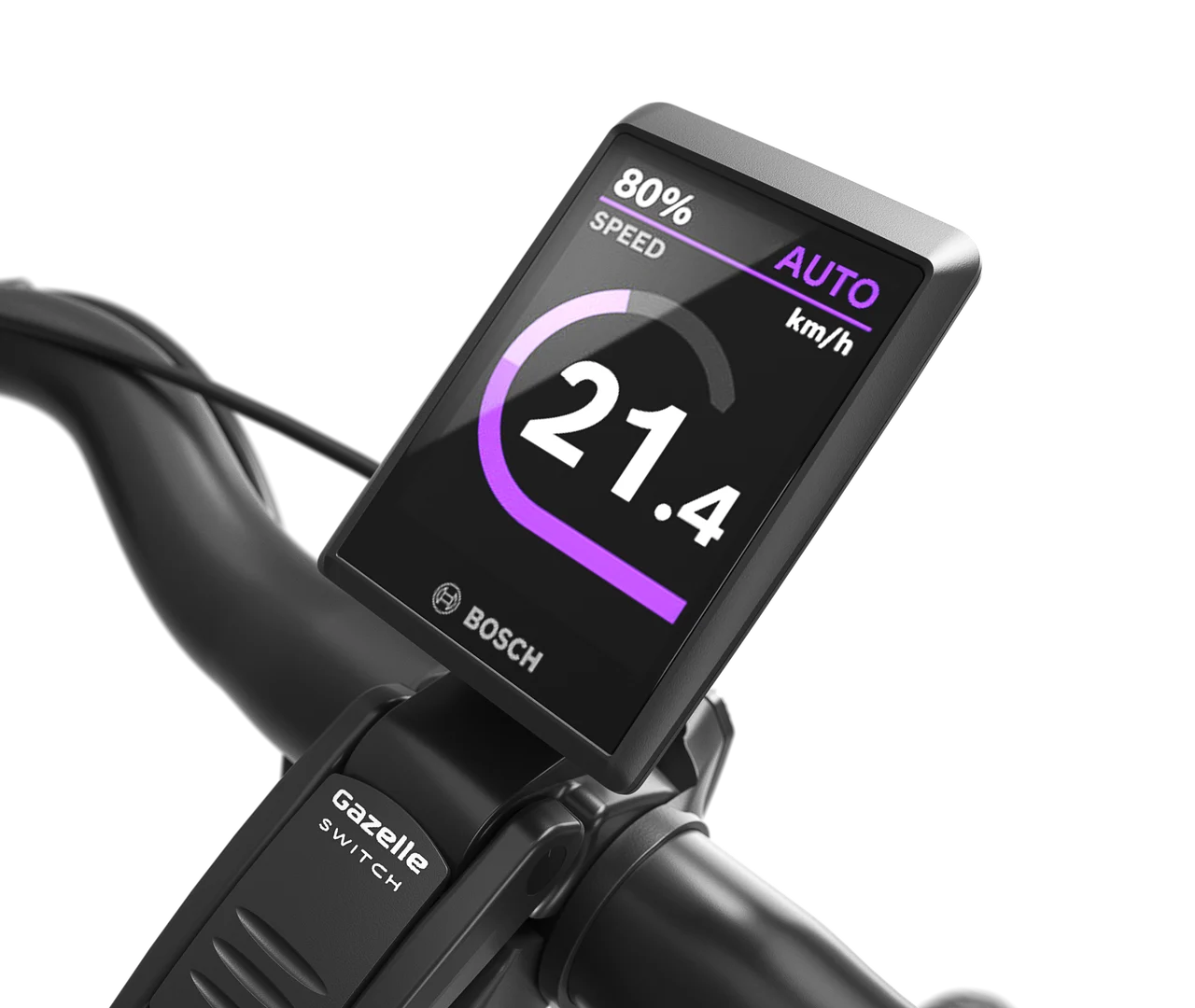 Gazelle Avignon C380 SE - 540 Wh Dames - Pebble Grey (mat)