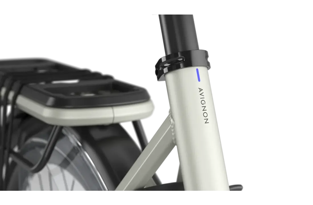 Gazelle Avignon C380 SE - 540 Wh Dames - Pebble Grey (mat)