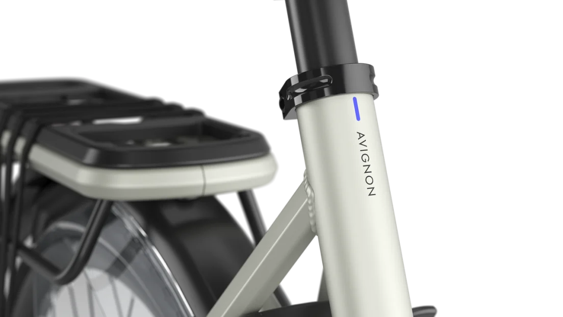 Gazelle Avignon C380 SE - 540 Wh Dames - Pebble Grey (mat)