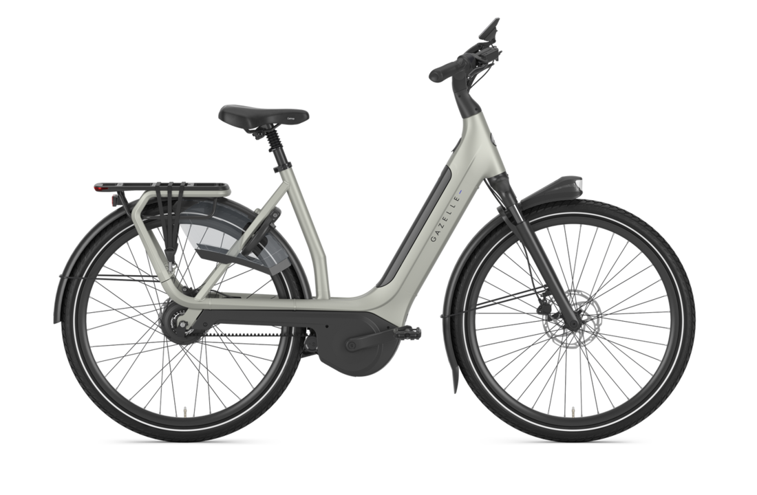 Gazelle Avignon C380 SE - 540 Wh Dames - Pebble Grey (mat)