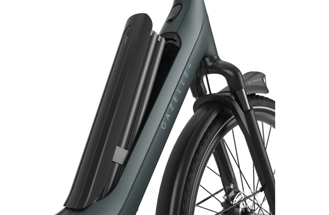 Gazelle Avignon C380 SE - 540 Wh Dames - Teal Grey (mat)
