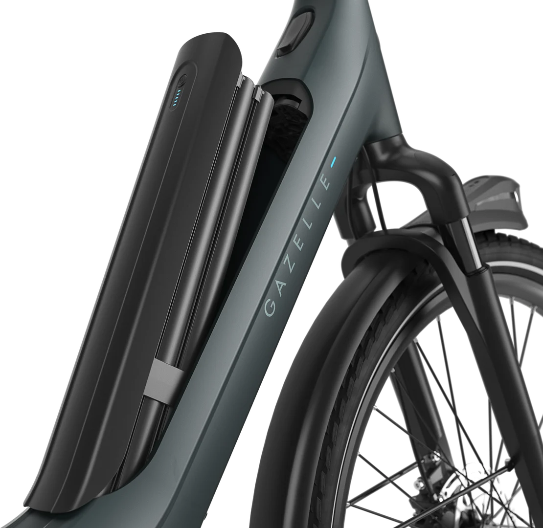 Gazelle Avignon C380 SE - 540 Wh Dames - Teal Grey (mat)