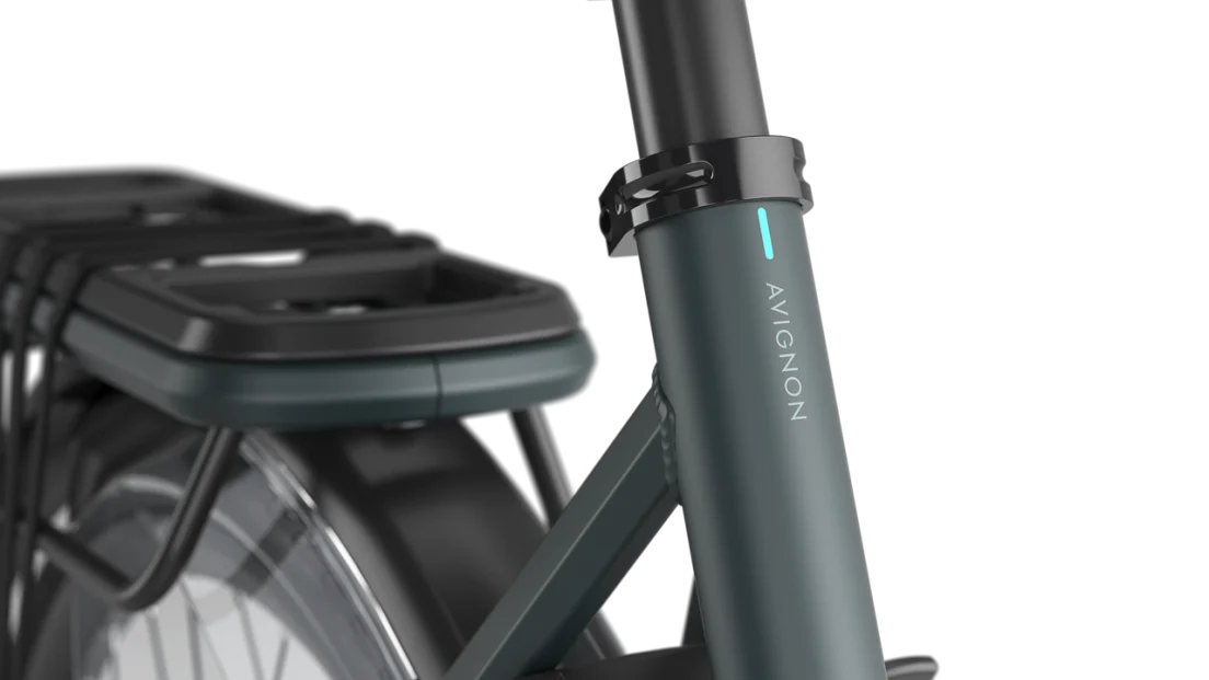 Gazelle Avignon C380 SE - 540 Wh Dames - Teal Grey (mat)