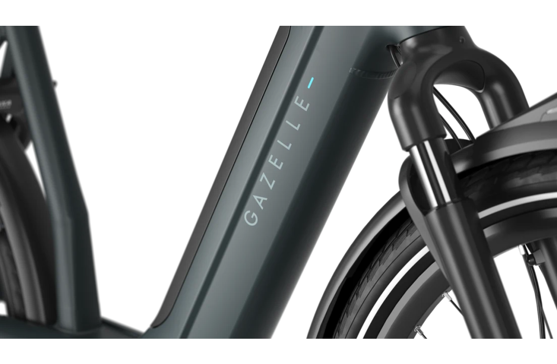 Gazelle Avignon C380 SE - 540 Wh Dames - Teal Grey (mat)