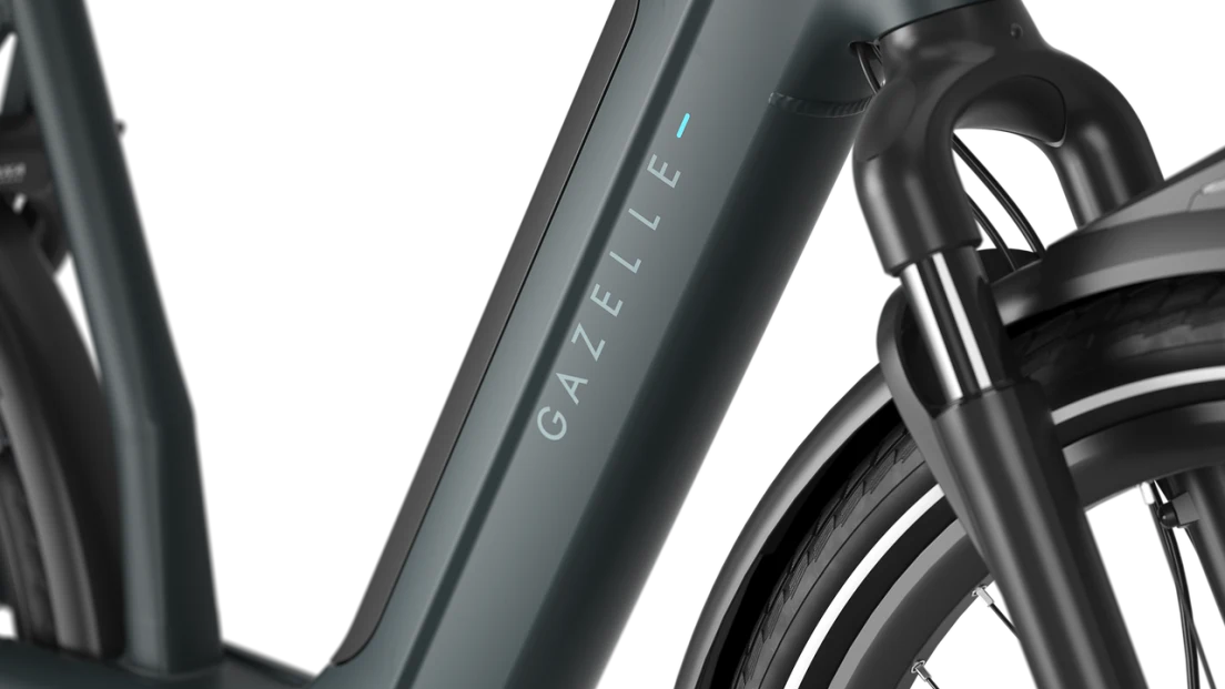 Gazelle Avignon C380 SE - 540 Wh Dames - Teal Grey (mat)