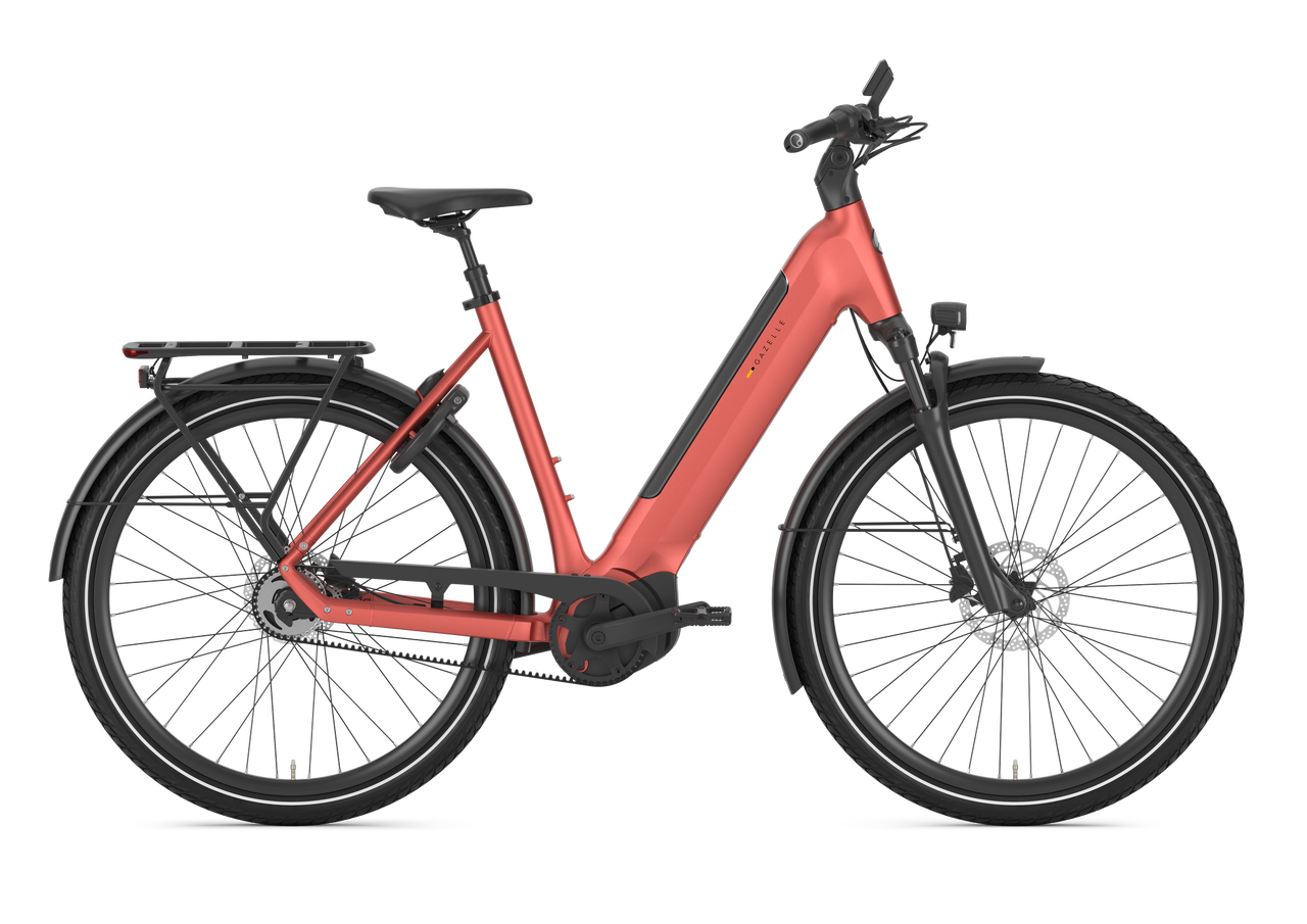 Gazelle Ultimate C5+ BELT 540Wh Dames Metallic Orange (mat)