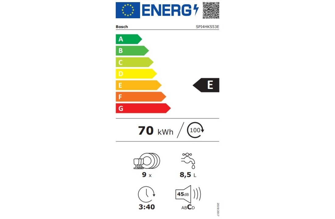 Bosch SPI4HKS53E - Inbouw vaatwasser