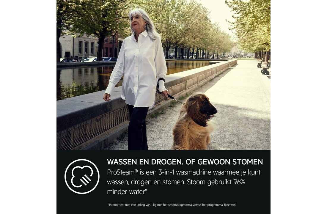 AEG LWR73864 ProSteam - Was-droogcombinatie