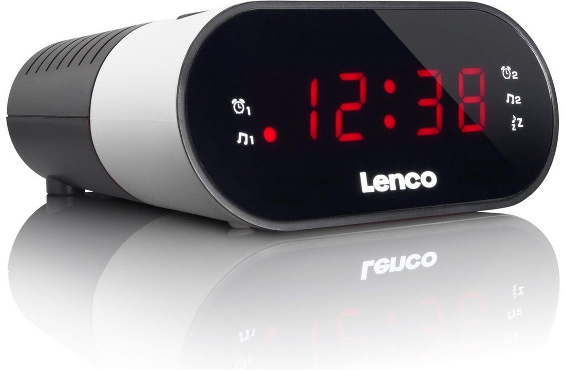 Lenco CR-07 Wit - Wekkerradio