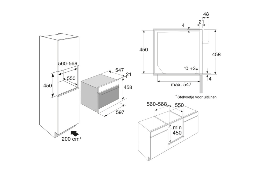 ATAG OX4592C - Inbouw oven