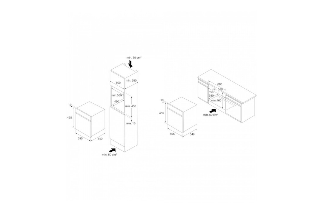 ETNA CM350ZT - Inbouw magnetron