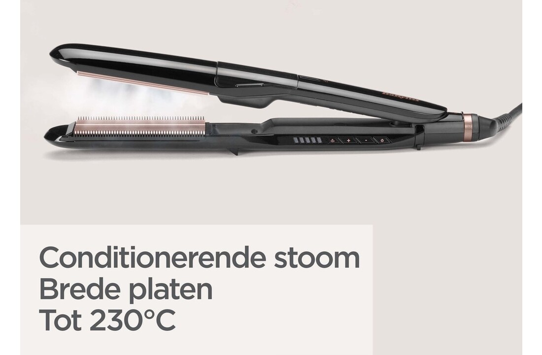BaByliss Steam Smooth ST493E - Stijltang