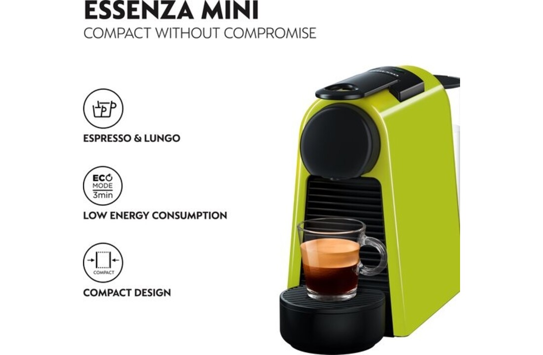 Magimix Nespresso Essenza Mini M115 Groen - Koffiemachine