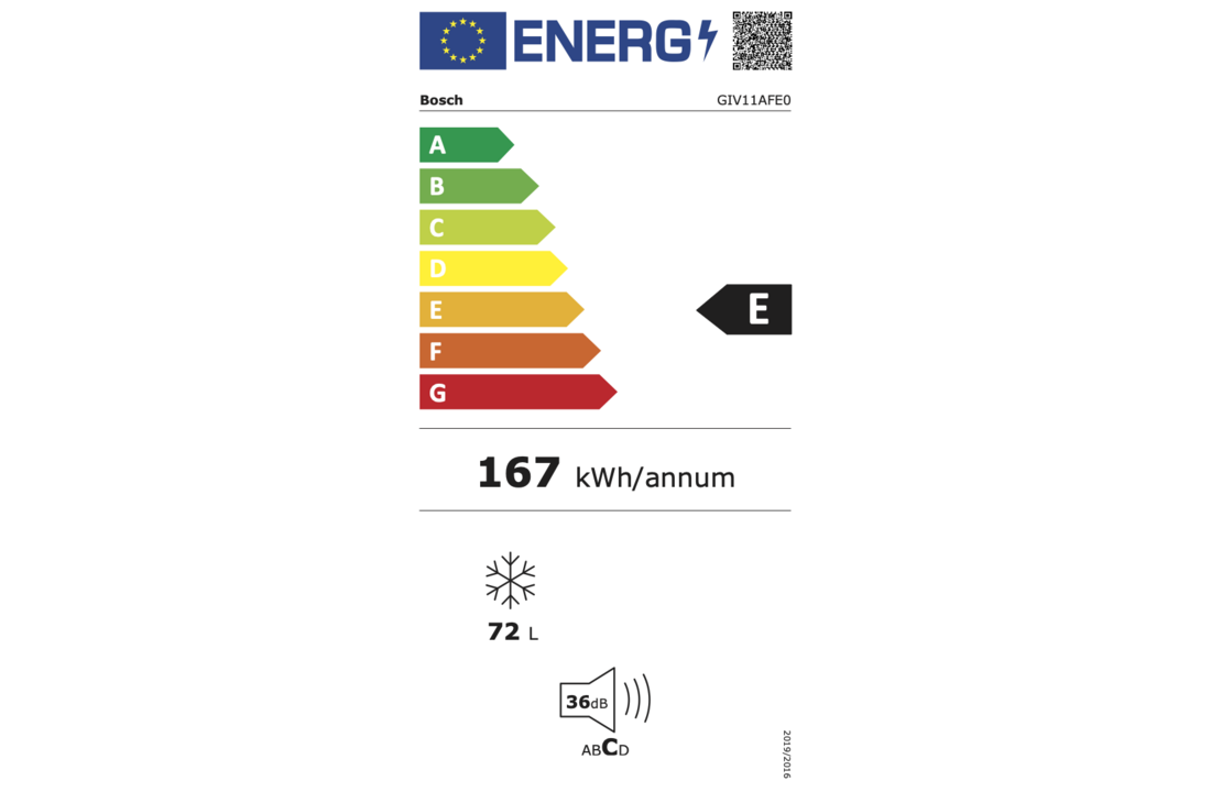 Bosch GIV11AFE0 - Inbouw vriezer