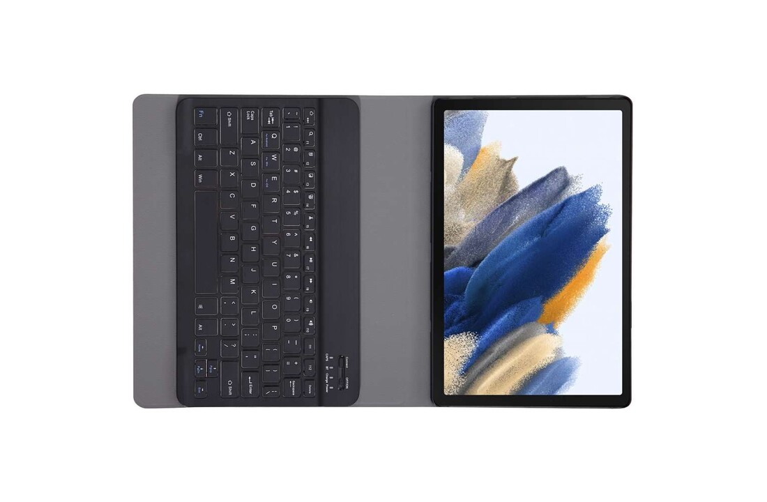 Just in Case Premium Bluetooth Keyboard Cover - Samsung Galaxy Tab A8 - Zwart - Beschermhoes