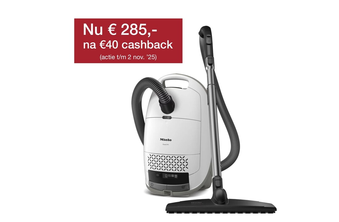 Miele Guard M1 Parquet XL Briljantwit - Stofzuiger met zak.