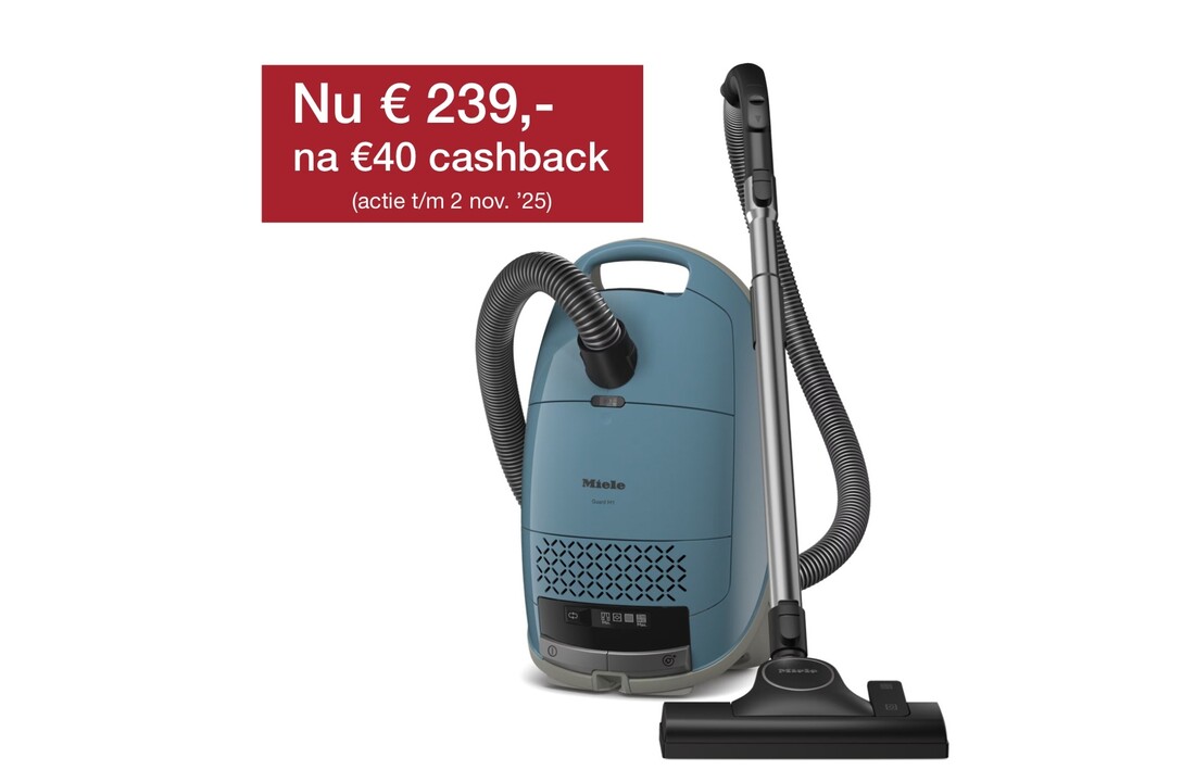 Miele Guard M1 Nordicblauw - Stofzuiger met zak.