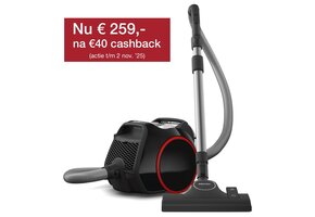 Miele Boost CX1 PowerLine Obsidiaanzwart - Stofzuiger zonder zak.