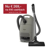 Miele Guard M1 Silence Casagrijs - Stofzuiger met zak.