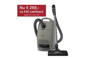 Miele Guard M1 Silence Casagrijs - Stofzuiger met zak.