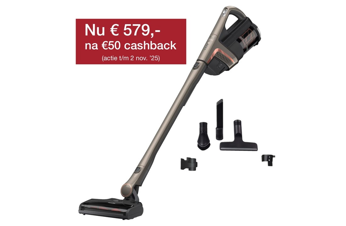 Miele Triflex HX2 125 Gala Edition - Cashmeregrijs - Steelstofzuiger.