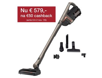 Miele Triflex HX2 125 Gala Edition - Cashmeregrijs - Steelstofzuiger.