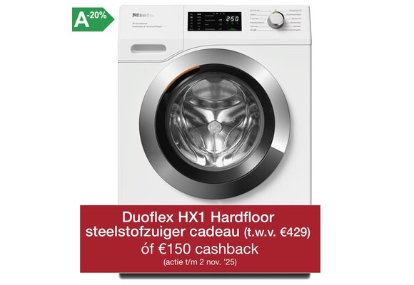 Miele WEG895 WPS PWash & TDos & Steam Wasmachine.