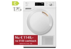 Miele TEC675WP 125 Edition Lotuswit Warmtepompdroger.