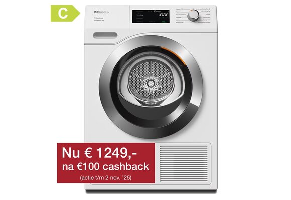 Miele TED655WP EcoSpeed & 9kg Warmtepompdroger.