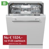 Miele G 7162 SCVi AutoDos RVS - Inbouw vaatwasser.