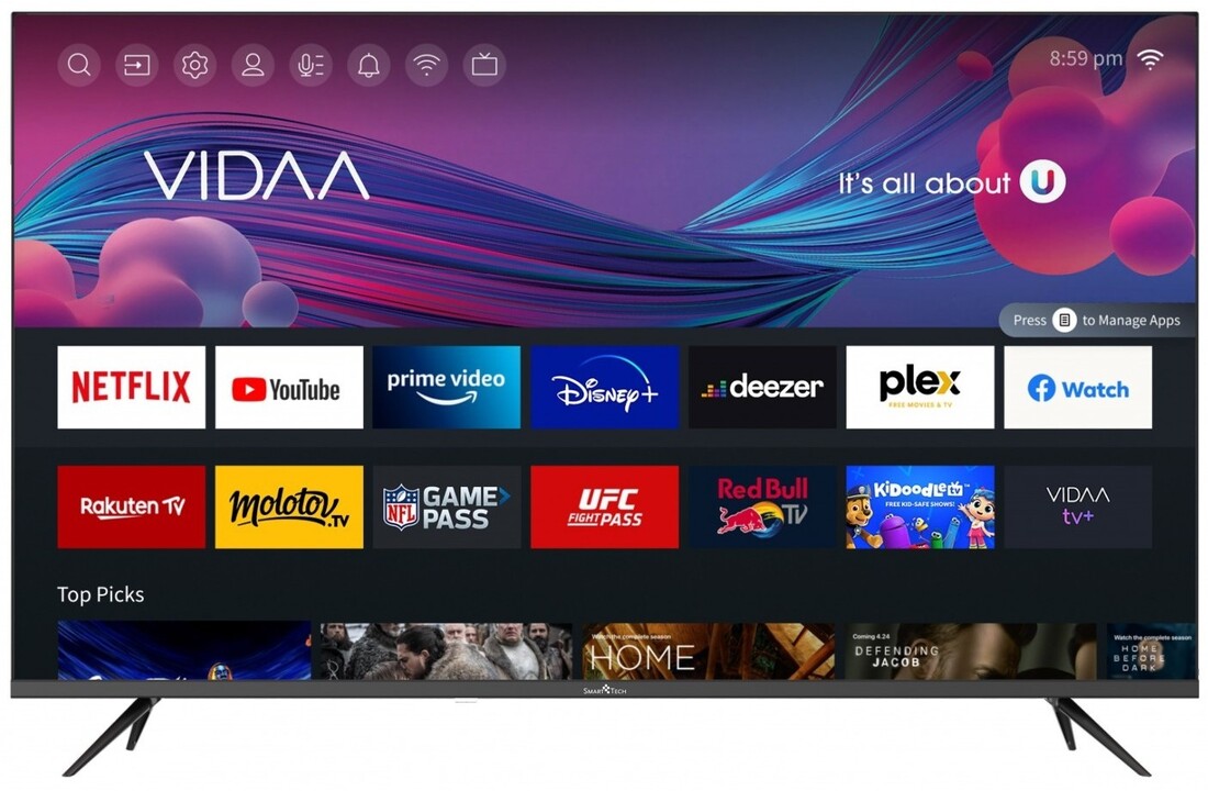 Smart Tech 43UV10V1 - LED TV