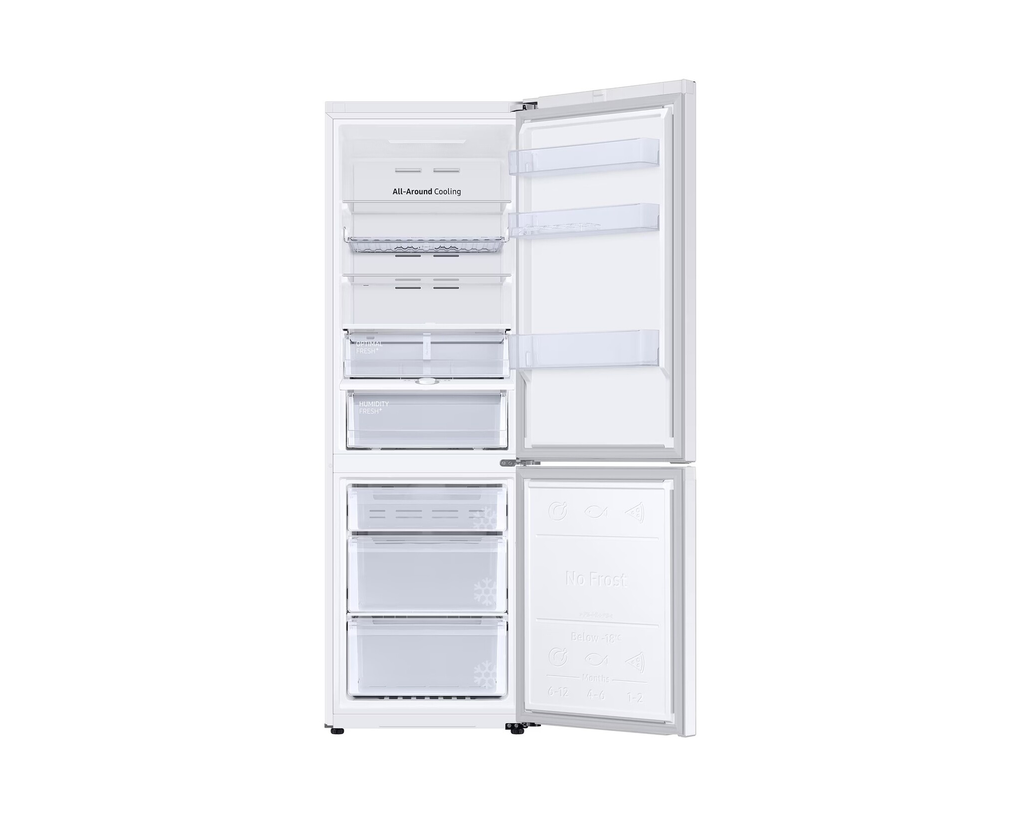 Samsung RB34C605CWW/EF - Koel-vriescombinatie.