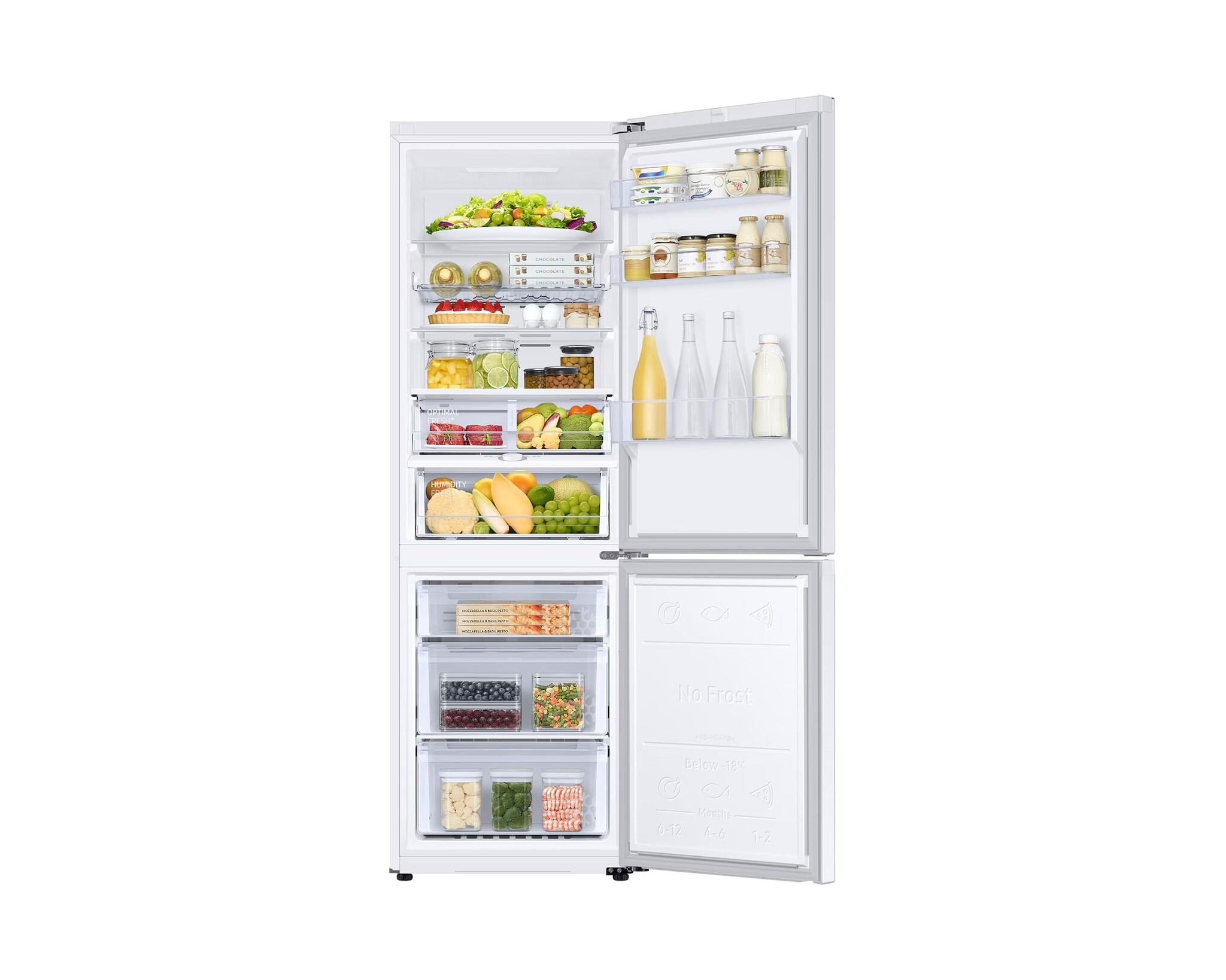 Samsung RB34C605CWW/EF - Koel-vriescombinatie.