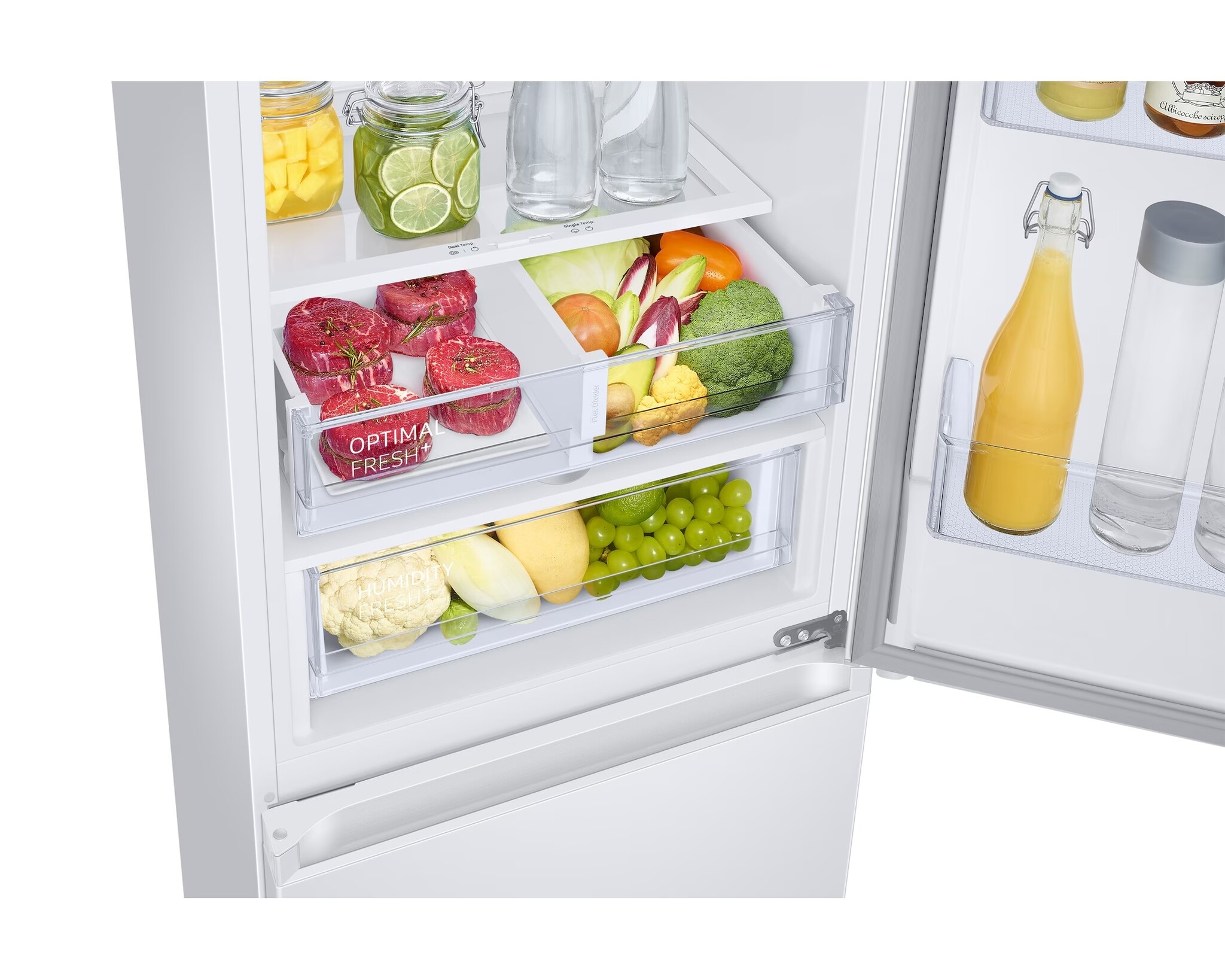 Samsung RB34C605CWW/EF - Koel-vriescombinatie.