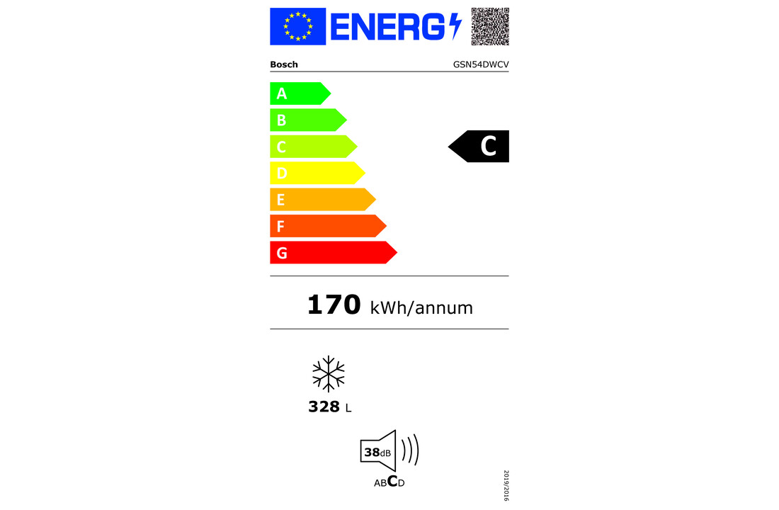 Bosch GSN54DWCV  No Frost - Vrieskast .