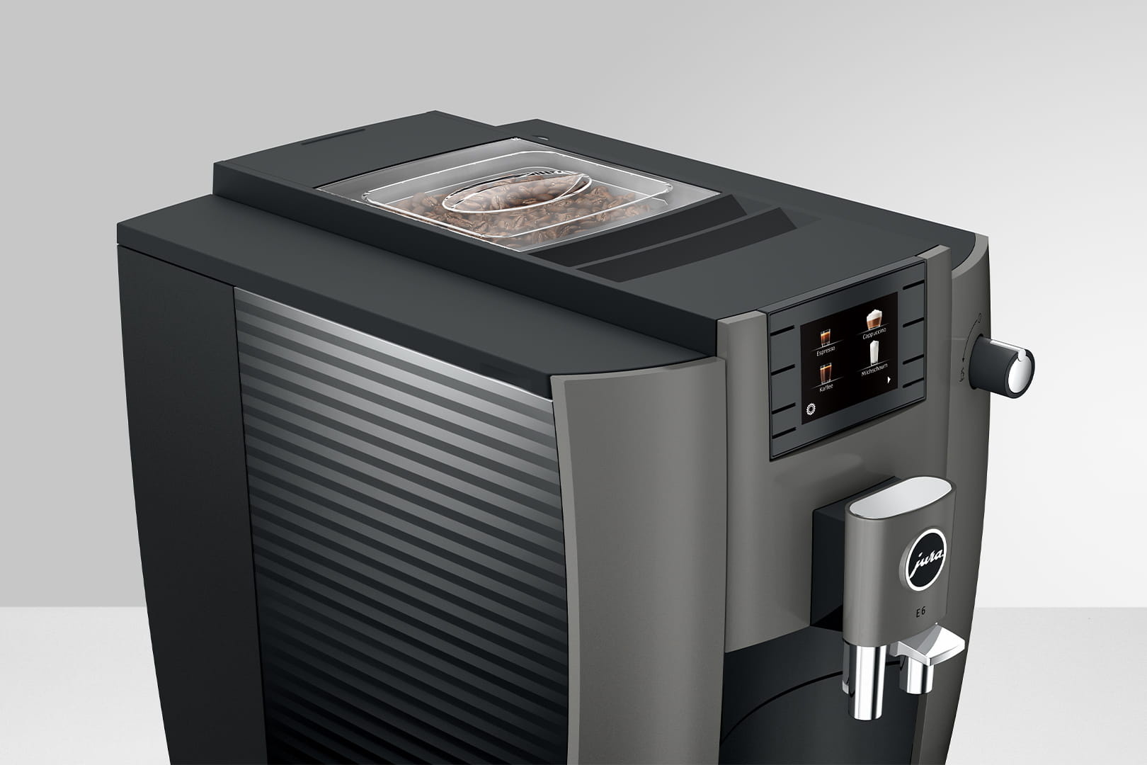 JURA E6 Dark Inox (EC) - Koffiemachine.