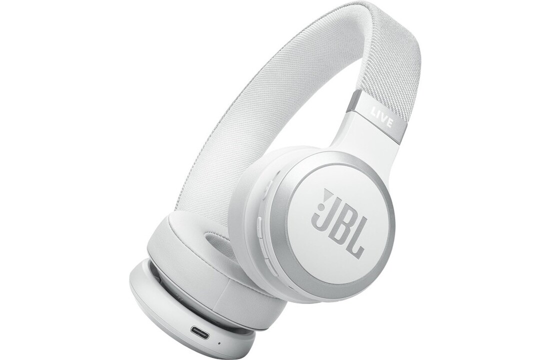 JBL Live 670NC Wit - Draadloze koptelefoon