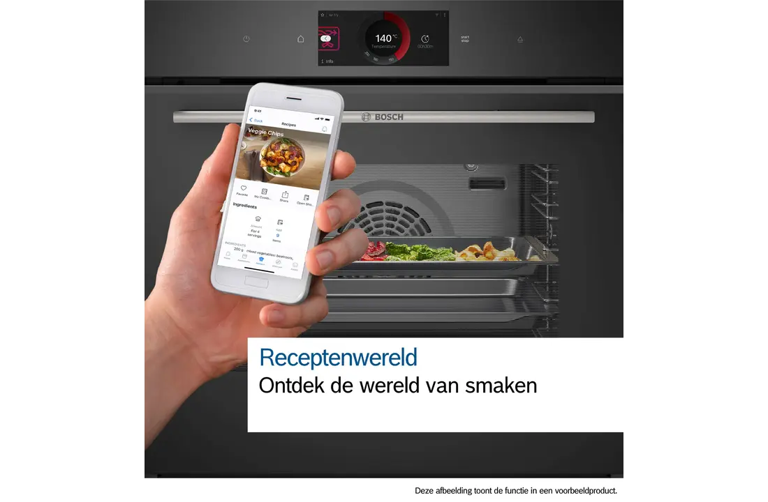 Bosch HMG776KB1 - inbouw bakoven met magnetron.