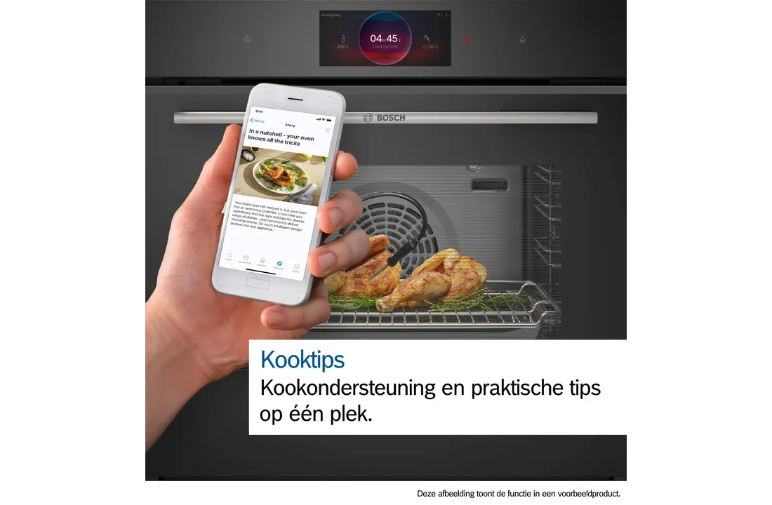 Bosch HMG776KB1 - inbouw bakoven met magnetron.
