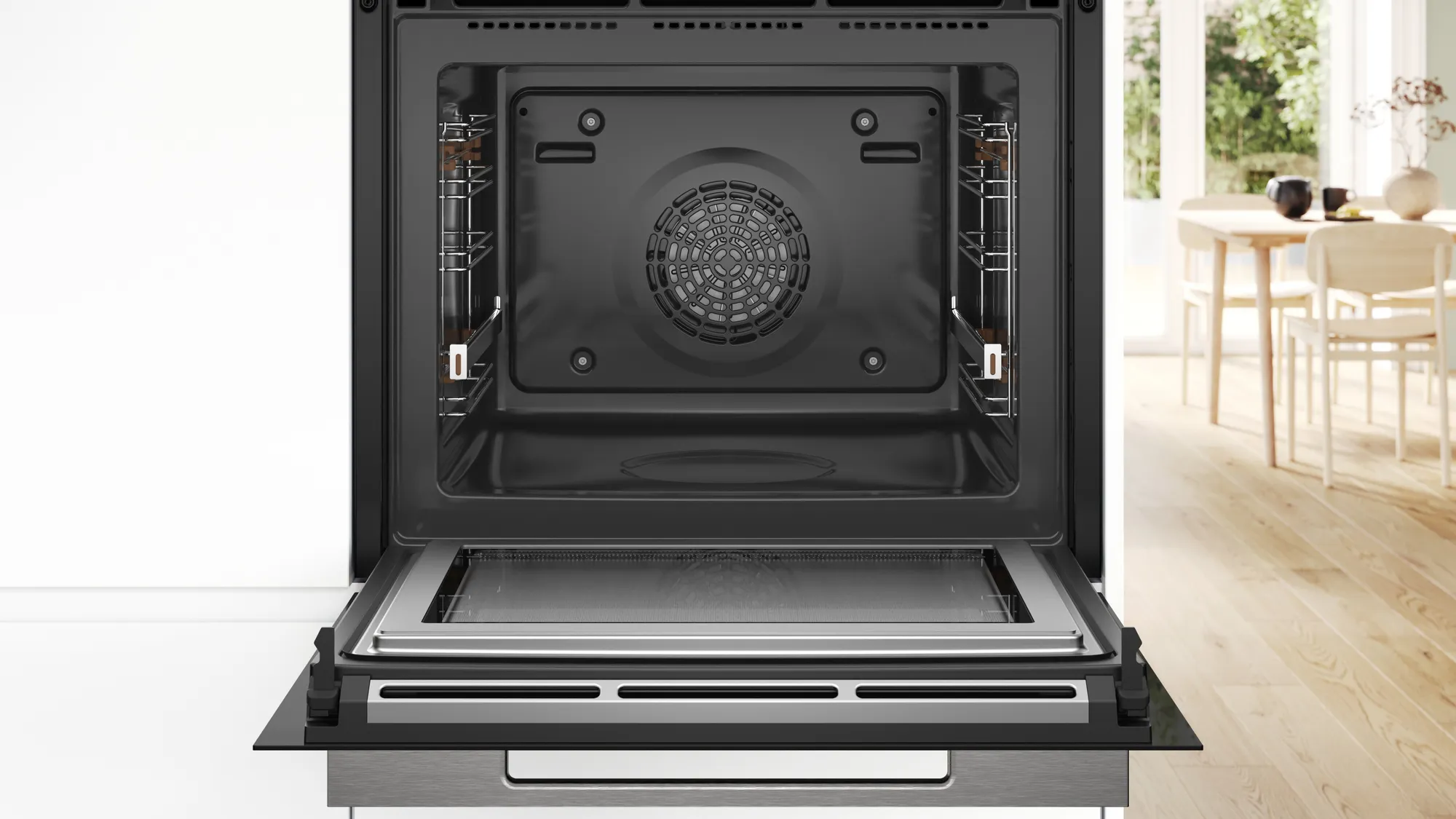 Bosch HMG776KB1 - inbouw bakoven met magnetron.