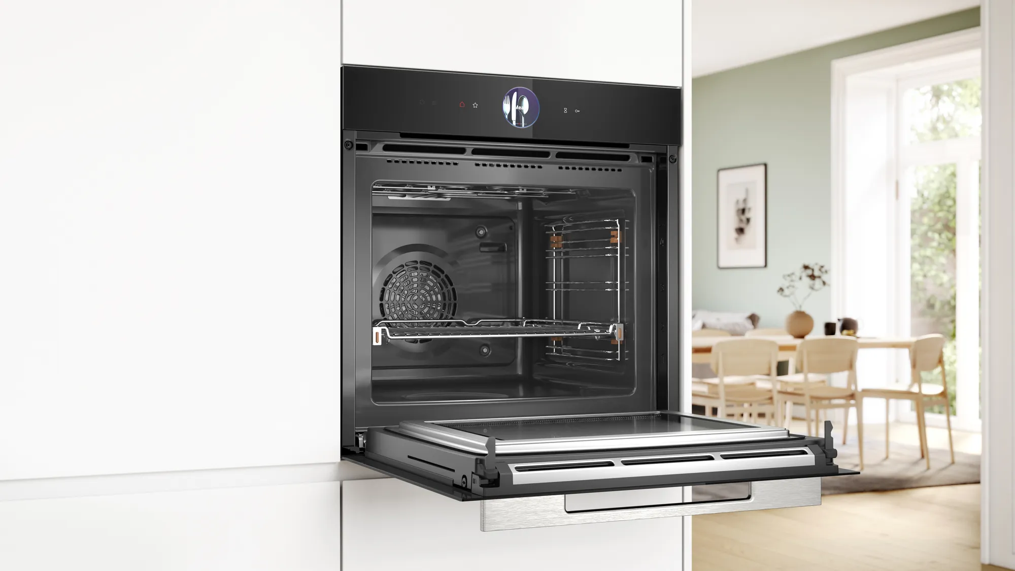 Bosch HMG776KB1 - inbouw bakoven met magnetron.