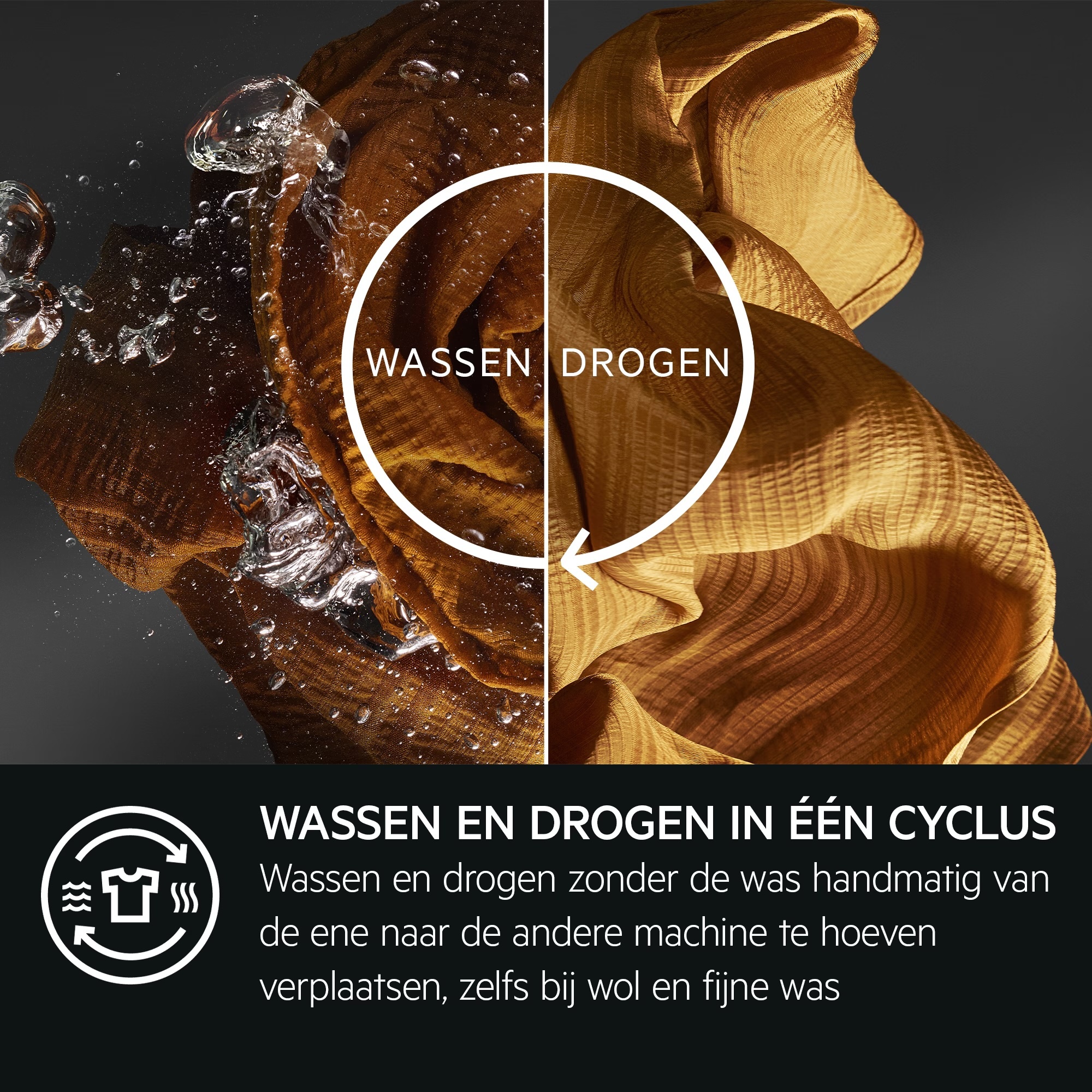 AEG LWR739X64 ProSteam - Was-droogcombinatie.