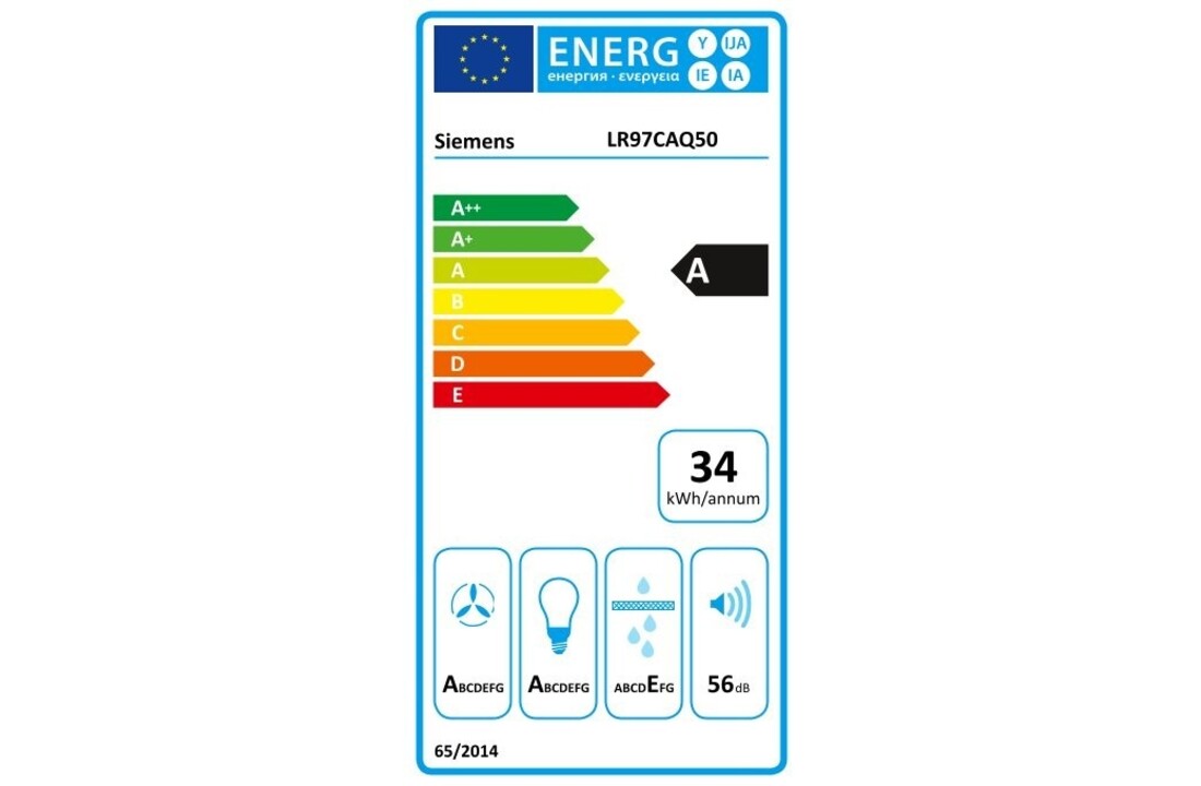 Siemens LR97CAQ50 - Plafond afzuigkap