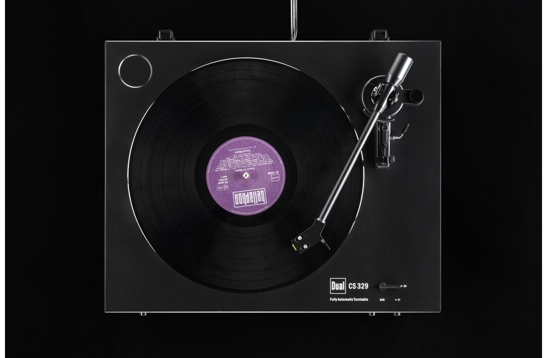 Dual CS 329 Zwart - Platenspeler