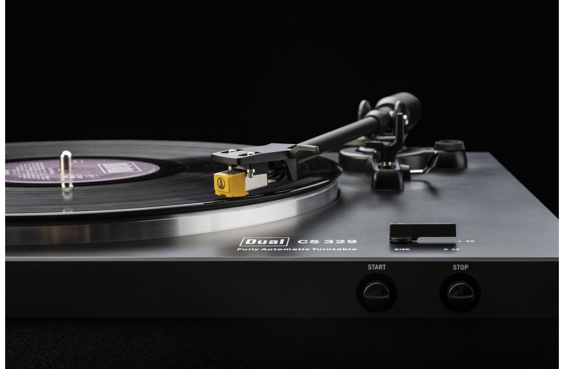 Dual CS 329 Zwart - Platenspeler
