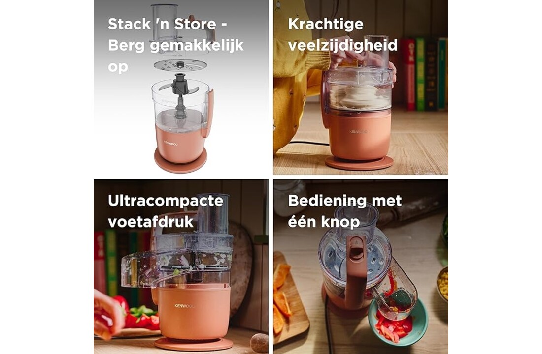 Kenwood MultiPro Go FDP22.130RD - Foodprocessor