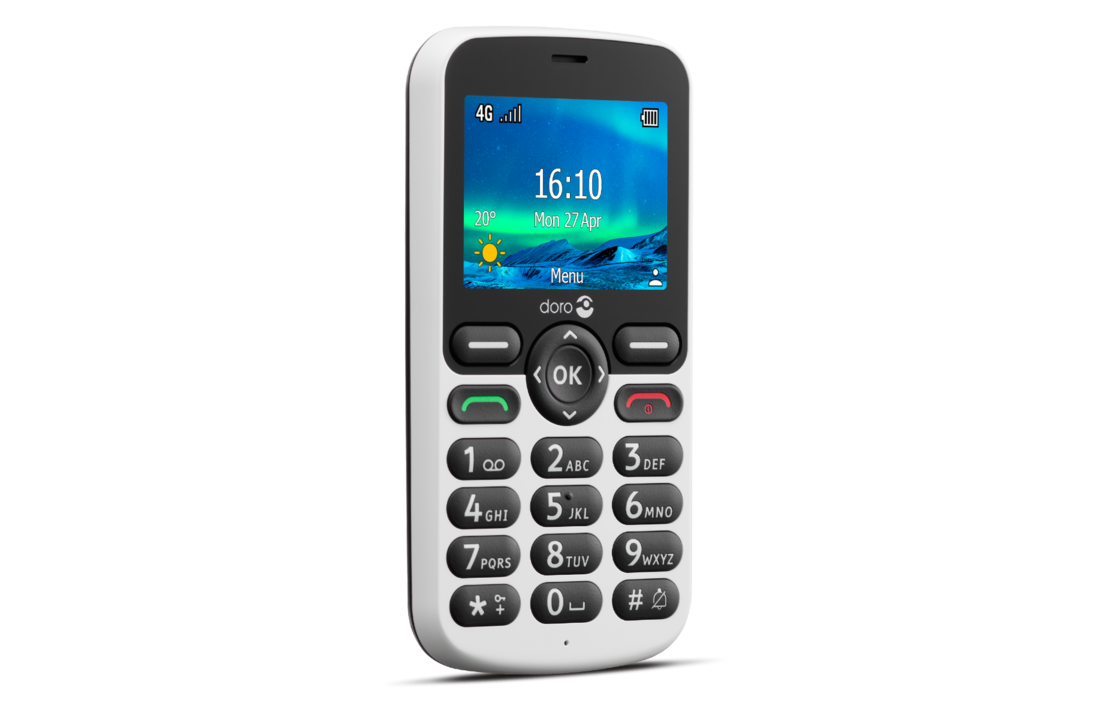 Doro 5860 Wit - Senioren telefoon