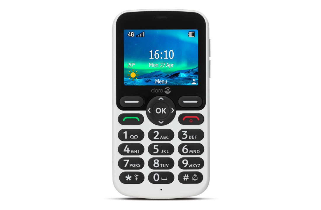 Doro 5860 Wit - Senioren telefoon