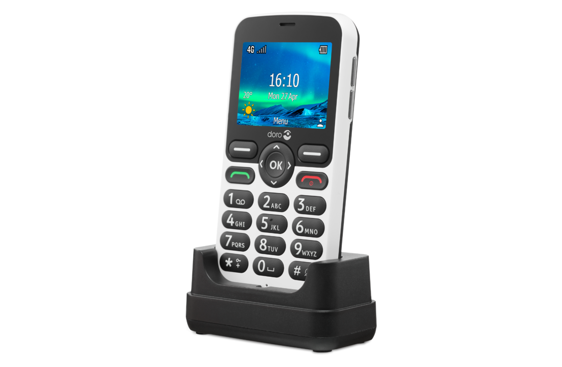 Doro 5860 Wit - Senioren telefoon